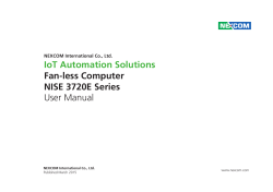 IoT Automation Solutions Fan-less Computer NISE