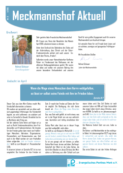 Meckmannshof Newsletter 4-2015 - Evangelisches Perthes