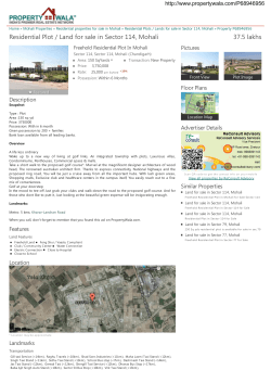 Residential Plot / Land for sale in Sector 114, Mohali