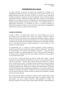 DETERMINANTES DE LA SALUD 2015 (1)