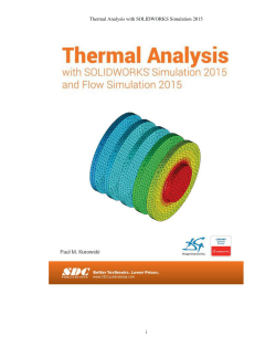 Thermal Analysis with SOLIDWORKS Simulation 2015 i