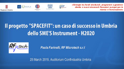 Paola Farinelli, RF Microtech s.r.l 25 March 2015, Auditorium