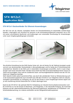 STX M12x1 - TelegÃ¤rtner Karl GÃ¤rtner GmbH