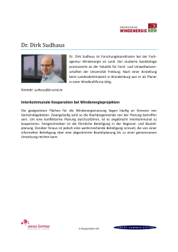 Dr. Dirk Sudhaus