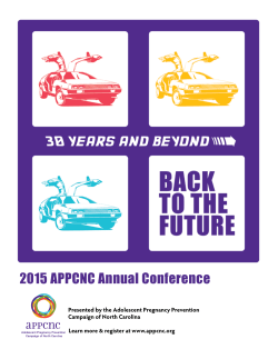2015 APPCNC Annual Conference