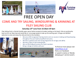FREE OPEN DAY - Filey Sailing Club