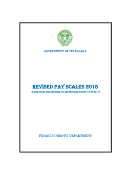 Revised Pay Scales 2015 G.O.Ms.No.25