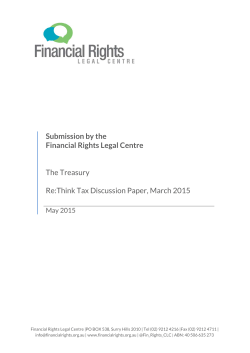 PDF - Financial Rights Legal Centre