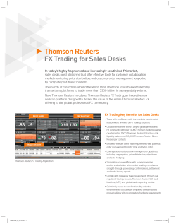 FX Trading for Sales Desks PDF - Financial & Risk