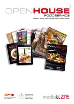 Open House Magazine - Fine Food Australia