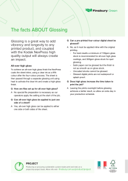 The facts ABOUT Glossing