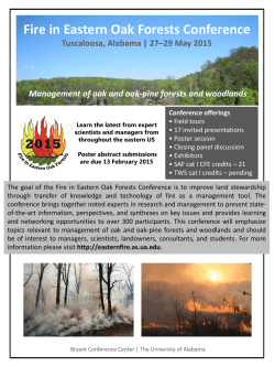 Fire in Eastern Oak Forests Conference