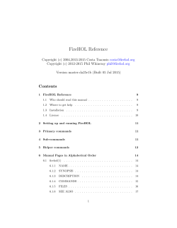 FireHOL Online PDF Manual