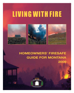 Living with Fire - FireSafe Montana