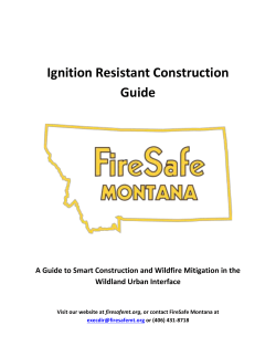 Ignition Resistant Construction Guide
