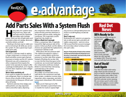 Add Parts Sales With a System Flush
