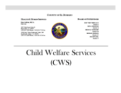 Child Welfare Services (CWS)