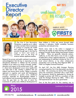 View this month`s Executive Director Report.