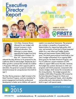 View this month`s Executive Director Report.