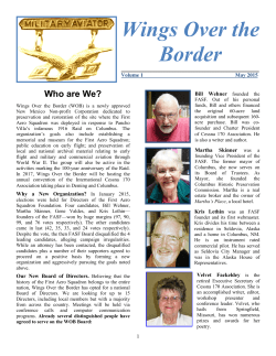 Wings Over the Border May 2015