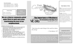 Bulletin June 7 - First Baptist Church