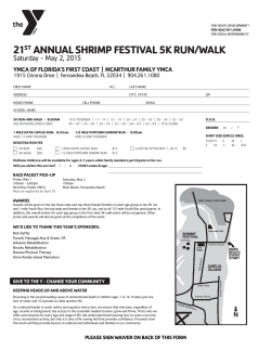 Shrimp Run 2015 - First Coast YMCA