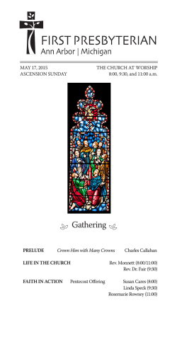 Gathering - First Presbyterian Church