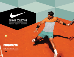 Nike Summer 2015 - First Serve Tennis Shop