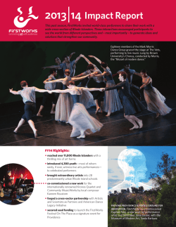 2013 |14 Impact Report