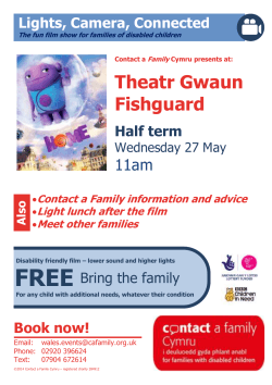 Contact a Family presents Home - Ceredigion Family Information