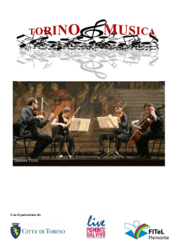 Scarica il Libretto Torino Musica 20142015