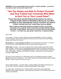 "Are You Ready and Able to Protect Yourself and - Fitness-Copy