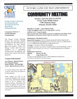 Community Meeting Notice