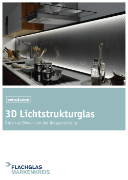 3D Lichtstrukturglas
