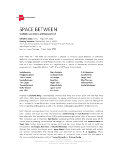 SPACE BETWEEN - The FLAG Art Foundation