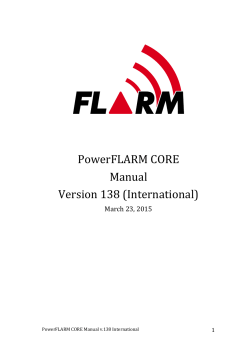 PowerFLARM Core Manual EN, Version 138
