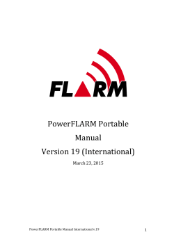 PowerFLARM Portable Manual EN, Version 19