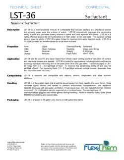 LST-36_Surfactant_Tech_Sheet_Confidential - Flex-Chem