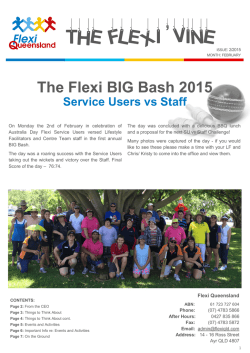 Read the The Flexi `Vine February Edition