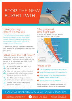 STOP THE NEW FLIGHT PATH. - The proposed new flight path.