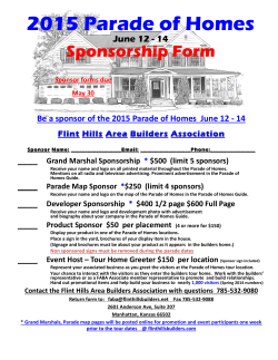 2015 Parade of Homes - Flint Hills Area Builders Association