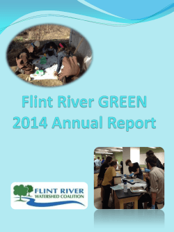Flint River GREEN 2014 Annual Report