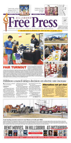 a pdf of this week`s issue - Hillsboro Free Press