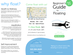 why float?