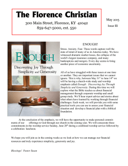 May 2015.pub - Florence Christian Church