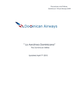 Airline Policies - Dominican Airways