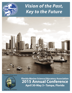 2015 Conference Program - Florida Marine Science Educators