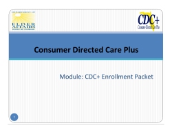 CDC Enrollment Packet