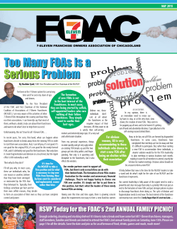 May 2015 - About FOAC
