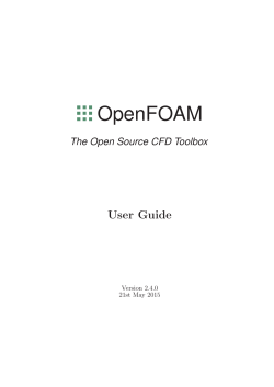 OpenFOAM User Guide